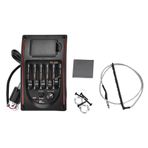 EQ PS-500 akustik gitar, piezo pikap, ses yüksekliği kontur kontrolü, faz anahtarı, akustik ve klasik gitarlar için ideal olan 5 bantlı ekolayzer dijital tuner alım