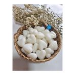 EQMQ STORE KOZMETİK Mini Kalpli Dekoratif Kokulu Sepetli Beyaz Sabun (Sepet içerisinde 30 Adet 2*2 cm)