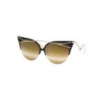 Eque.M Twiggy MBG-M Gold Siyah Cat Eye Kadın Güneş Gözlüğü