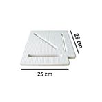 Er Kalıp Havuz Izgarası Köşe Parçası Klasik Desen 90º 25 cm