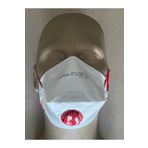 ERA Ffp3 Ventilli Maske Sertifikalı N95 Maske Koruması 25 Li Paket