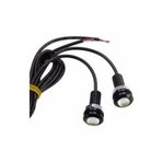 ERAKS CAR ACCESORIES Kartal Göz Yan Ayna Altı Led Aydınlatma Beyaz Renk 2li Set Uyumlu