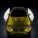 Eraks Car Accesories Melek Kanatlı LED Işığı Ayna Altı - Beyaz