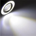 Eraks Mercekli Angel LED Halkalı Sis Far Gövde Su Geçirmez Angel Beyaz 89 mm