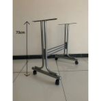 Eralya Tekerlekli Masa Ayağı Masa Ayağı 73 cm Masa Ayağı Uzun Masa Ayağı - gri