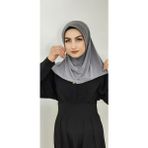 Erasra Class Takmatik Hazır Esarp Hijap Gri