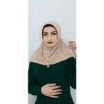 Erasra Class Takmatik Hazır Esarp Hijap Taş Rengi