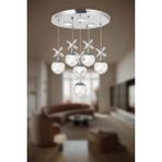 Eray Aydınlatma 2560-5+1 Krom Led Avize