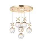 Eray Aydınlatma 2560-5+1 Sarı Led Avize