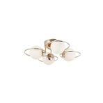 Eray Aydınlatma 4'lü Opal Camlı Rose Gold Avize