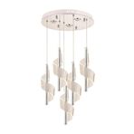 Eray Aydınlatma P7077-4+1 5'li Krom Sarkıt Led Avize