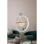 Eray Aydınlatma Sl001 Krom Taşlı Led Avize(Beyaz Işık -Sarı Işık - Gün Işığı)