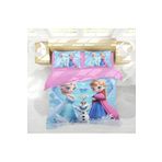 Erays Home Elsa Ve Anna Frozen 3d Dijital Baskılı Çift Kişilik Kız Çocuk Nevresim Takımı Genç Nevresim Takımı