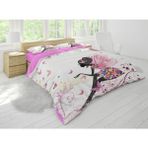 Erays Home Erayshome Çiçek Perisi 3D Çift Kişilik Nevresim Takımı - 200 x 220 cm - Beyaz