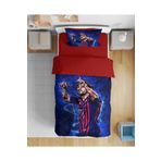 Erays Home Messi 3d Tek Kişilik Çarşafsız Genç Çocuk Erkek Nevresim Takımı