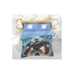 Erays Home Optimus Prime Transformers Desenli 3D Dijital Baskılı Çift Kişilik Erkek Çocuk Nevresim Takımı