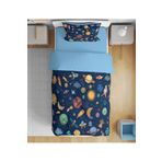 Erays Home Uzay & Gezegen 3d Dijital Baskılı Tek Kişilik Erkek Çocuk Nevresim Takımı Genç Nevresim Takımı
