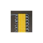 Erbay 10 Adet 12V Turuncu Amber Modül LED - 1,2W 12V Mercekli Dekoratif Şerit Led(Adaptör Olmadan Çalışmaz