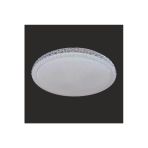 ERBAY 18W SIVA ÜSTÜ KRİSTAL KENARLI DESENLİ DEKORATİF ARMATÜR LED PANEL