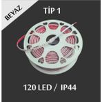 Erbay 220V 120 Ledli Şerit LED Beyaz Işık 50 Metre