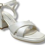Erbay 405-25 Deri Çapraz Bant Kalın Topuk Anatomik Kadın Sandalet