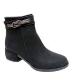 Erbay 511 Nubuk Trend Fashion Kadın Bot - Siyah