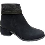 Erbay 512 Yağlı Deri Trend Fashion Kadın Bot - Siyah
