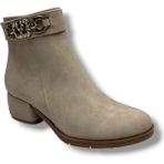 Erbay 535-26 Yağlı Deri Trend Fashion Kadın Bot - Bej