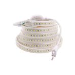 ERBAY Silikonlu 120 Ledli Şerit led Yapışkanlı 220v Fişli 5 Mt Beyaz Tak Çalıştır Hazır