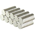Erbilden 8X2MM Neodyum Mıknatıs - 50 Adet Yuvarlak Güçlü Neodyum Mıknatıs