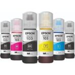 Erce Bilişim Epson L3251 Uyumlu 103 Mürekkep Seti+2 Siyah Hediyeli - PRO Set - 6 Renk