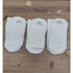 Erceys 3 Çift Kadın Taban Altı Abs Baskılı Kaydırmaz Çorap Plates Tavaf Klasik Soket - 35 - 39 - Beyaz