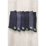 Erceys Erkek 6'lı Kışlık Klasik Bambu Çorap - 40 - 44 - Renkli