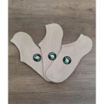 Erceys Unisex 3 Çift Bambu Dikişsiz Görünmez Spor Yakkabı Çorabı Sneakers