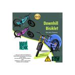 Ercinova Downhill Bisiklet Diecast Bisiklet Parçaları Aktif Hareket Etmektedir-Mavi