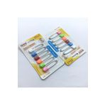 Erdal Ticaret Plastik Başlı Çengelli Iğne Bebek Çengelli Iğnesi (6'lı Set Karışık Renkli)