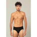 Erdem 1300 6'lı Paket Pamuklu Penye Erkek Slip Külot - Siyah - XL