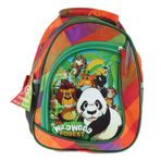 Erdem Çanta Wildwood Panda Çocuk Anaokulu Sırt Çantası Turuncu Yeşil