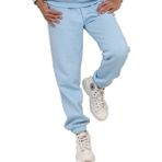 ERDEM KIDS Kız-Erkek Çocuk Paçası Lastikli 3 Iplik Şardonlu Içi Pamuklu Okul Eşofman Altı Pantolon - 14 - 15 Yaş - Bebe Mavisi
