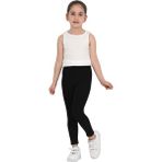 ERDEM KIDS Kız - Erkek Çocuk Unisex Kalın Kışlık Içi Havlu - Şardonlu Termal Içlik Tayt - 12 - 13 Yaş - Siyah