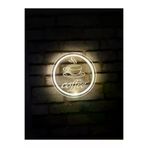 Erdem neon led 12365897 Kahve Logolu Coffee Yazısı Gün Işığı Renkcap 24 Cm Neon Led 12 V Duvar Dekorasyon Ürünü