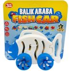 Erdem Oyuncak Eğitici Balık Araba Fish Car - Beyaz