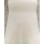 ERDEMİR HALI Rölyef Desen Krem Halı Görünümlü Jel Taban Yolluk - 150 x 180 cm