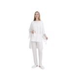 ERDENİZ TEKSTİL Kadın Hamile/Lohusa Pijama Takımı, Emzirme Özellikli, Dantel Detaylı Sabahlık-3'lü Set-Pregnant Clothing-3431 (Ekru, M)
