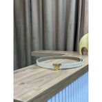 Erdesign Kadın Krem Gold Detaylı Kemer Kadın Kemer - Tek Ebat - Altın - Krem