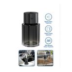 ERDİNEKS Şarjlı ve Lazer Işıklı Araç İçi Hava Nemlendirici - Dokunmatik Cam Şişeli Oto Parfümü ve Buhar Makinesi