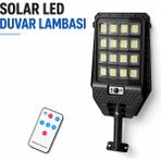 Erdmsp Ultra Parlak Solar LED Lamba – Hareket Sensörlü ve Enerji Tasarruflu Su Geçirmez Kolay Montaj & Uzun Ömür - siyah