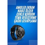 Erdo Ticaret 2025 Model Yeni Nesil Gps Uyumlu Uyku Takibi ve Sağlık Takibi Spor Modları - Altın - Siyah - 35 - 48 mm - Belirtilmemiş