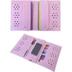 Erdo Ticaret 4 Bölmeli A4 Boyutunda Keçe Kalemlik ve Tablet Organizer Çanta - Pembe