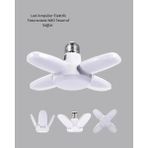 Erdo Ticaret 4 Kollu Katlanır Pervane LED Ampül 60 Watt Yüksek Aydınlatma ve Enerji Tasarrufu - 1 m - Renkli